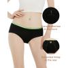 imageINNERSY Big Girls Period Panties Menstrual Underwear for First Period Starter 3PackBright Black