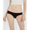 imageINNERSY Big Girls Period Panties Menstrual Underwear for First Period Starter 3PackColored Black