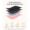 imageINNERSY Big Girls Period Panties Menstrual Underwear for First Period Starter 3PackRefreshing Blue Pink Polka Dots