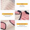 imageINNERSY Big Girls Underwear Age 816 Teens Cotton Briefs No Wedgies Panties 6 PackSolidStripeContrasting