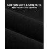 imageINNERSY Boys Underwear Stretchy Cotton Soft Boxer Briefs for 618 Teen Boys 5 Pack4 Black With Color Waistband