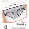 imageINNERSY Girls Cotton Underwear Teen Comfortable Panties Size 816 Briefs 6 Pack2 Black2 Grey2 White