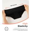 imageINNERSY Girls Cotton Underwear Teen Comfortable Panties Size 816 Briefs 6 PackAll Black