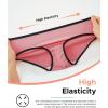 imageINNERSY Girls Cotton Underwear Teen Comfortable Panties Size 816 Briefs 6 PackBright Colors With Black Hem