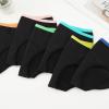 imageINNERSY Girls Period Underwear Hipster Cotton Menstrual Panties for Teens 6 PackBlack