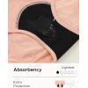 imageINNERSY Girls Period Underwear Hipster Cotton Menstrual Panties for Teens 6 PackBright