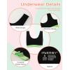 imageINNERSY Girls Sports Bra Cotton Comfortable Wireless Training Bra for Teen Girls 3 PackBlackgreywhite