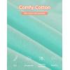 imageINNERSY Girls Sports Bra Cotton Comfortable Wireless Training Bra for Teen Girls 3 PackOrangelight Greenwhite