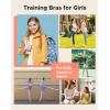 imageINNERSY Girls Sports Bra Cotton Comfortable Wireless Training Bra for Teen Girls 3 PackOrangelight Greenwhite