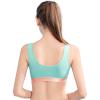 imageINNERSY Girls Sports Bra Cotton Comfortable Wireless Training Bra for Teen Girls 3 PackOrangelight Greenwhite