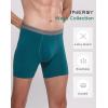 imageINNERSY Mens Boxer Briefs Cotton Stretchy Underwear 7 Pack for a WeekBlue Sea