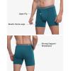 imageINNERSY Mens Boxer Briefs Cotton Stretchy Underwear 7 Pack for a WeekBlue Sea