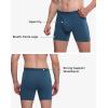 imageINNERSY Mens Boxer Briefs Cotton Stretchy Underwear 7 Pack for a WeekSpace Gray