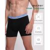 imageINNERSY Mens Boxer Briefs Cotton Stretchy Underwear 7 Pack for a WeekWeekly Black