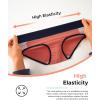 imageINNERSY Teen Girls Underwear Cotton Stretch Briefs Comfy Mid Rise Panties 6 PackBright Colors
