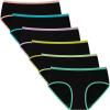 Black With Neon Hem