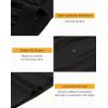 imageINNERSY Mens Cotton Knit Boxer Shorts Loose Fit Soft Lounge Underwear 4Pack4 Black