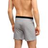 imageINNERSY Mens Cotton Knit Boxer Shorts Loose Fit Soft Lounge Underwear 4PackBlackGreyPalace BluePlacid Blue