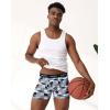 imageINNERSY Mens Mesh Boxer Briefs Cooling Breathable Sports Underwear WFly 4PackGeometrical Patterns