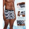 imageINNERSY Mens Mesh Boxer Briefs Cooling Breathable Sports Underwear WFly 4PackGeometrical Patterns
