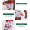 imageINNERSY Mens Mesh Boxer Briefs Cooling Breathable Sports Underwear WFly 4PackGraffiti Art