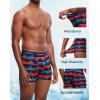 imageINNERSY Mens Mesh Boxer Briefs Cooling Breathable Sports Underwear WFly 4PackInterstellar