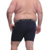 imageINNERSY Mens Plus Size Underwear Cotton Boxer Briefs Moisture Wicking Boxers 4 PackDark Retro