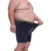 imageINNERSY Mens Plus Size Underwear Cotton Boxer Briefs Moisture Wicking Boxers 4 PackDark Retro