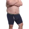 imageINNERSY Mens Plus Size Underwear Cotton Boxer Briefs Moisture Wicking Boxers 4 PackDark Retro