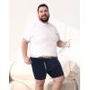 imageINNERSY Mens Plus Size Underwear Cotton Boxer Briefs Moisture Wicking Boxers 4 PackDark Retro