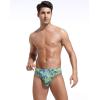 imageINNERSY Mens Underwear Briefs Bikini Cut Covered Waistband Underpants 4PackCamouflage Forest