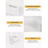 imageINNERSY Mens Underwear Briefs Bikini Cut Covered Waistband Underpants 4PackWhite