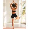 imageINNERSY Womens 4quot Inseam Boxers Briefs Cotton Boyshorts Underwear Ladies Panties 3Pack3 Black