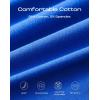 imageINNERSY Womens 4quot Inseam Boxers Briefs Cotton Boyshorts Underwear Ladies Panties 3PackBlue Nude Trio