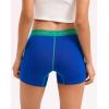imageINNERSY Womens 4quot Inseam Boxers Briefs Cotton Boyshorts Underwear Ladies Panties 3PackBlue Nude Trio