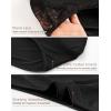 imageINNERSY Womens High Waisted Lace Underwear Full Coverage Silky Nylon Briefs Panties 4PackBlack