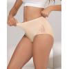 imageINNERSY Womens High Waisted Lace Underwear Full Coverage Silky Nylon Briefs Panties 4PackBright Fresh