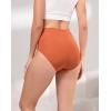 imageINNERSY Womens High Waisted Lace Underwear Full Coverage Silky Nylon Briefs Panties 4PackDark Vintage