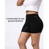 imageINNERSY Womens High Waisted Period Underwear Boy Shorts Panties for Postpartum Menstrual 3PackBlack