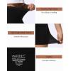 imageINNERSY Womens High Waisted Period Underwear Boy Shorts Panties for Postpartum Menstrual 3PackBlack