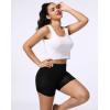 imageINNERSY Womens High Waisted Period Underwear Boy Shorts Panties for Postpartum Menstrual 3PackBlack