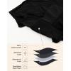 imageINNERSY Womens High Waisted Period Underwear Boy Shorts Panties for Postpartum Menstrual 3PackBlack