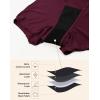 imageINNERSY Womens High Waisted Period Underwear Boy Shorts Panties for Postpartum Menstrual 3PackDark Vintage