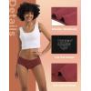 imageINNERSY Womens Hipster Period Underwear Postpartum Teens Menstrual Panties 3PackHeavy Flow Maillard Colors