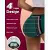 imageINNERSY Womens Hipster Period Underwear Postpartum Teens Menstrual Panties 3PackLight Flow Classic Elegence
