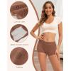 imageINNERSY Womens Lace Underwear Cotton Soft Boyshorts Panties Boxer Briefs 3 PackBrownBlackBeige