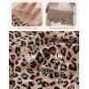 imageINNERSY Womens Lace Underwear Cotton Soft Boyshorts Panties Boxer Briefs 3 PackLeopardLight PinkRed