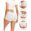 imageINNERSY Womens Lace Underwear Cotton Soft Boyshorts Panties Boxer Briefs 3 PackWhiteBlueGray