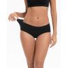 imageINNERSY Womens Period Underwear Hipster Postpartum Leakproof Protective Menstrual Panties 3PackBlack