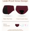 imageINNERSY Womens Period Underwear Hipster Postpartum Leakproof Protective Menstrual Panties 3PackDeep Charm